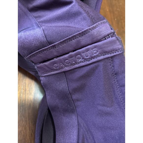 Lane Bryant Cacique Bra Size 42DDD Lightly Lined Balconette Purple Satin Wired - Picture 9 of 9